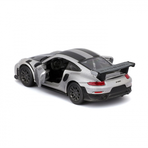 MAISTO MASINUTA METALICA SPEED ICONS PORSCHE 911 GT2 RS SILVER BLACK SCARA 1 LA 64 [3]