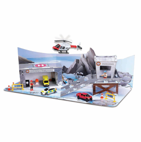 MAISTO SET SALVARE MONTANA CU 4 VEHICULE INCLUSE [1]