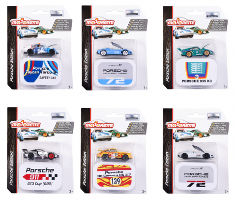 Jocuri si articole copii - MAJORETTE MASINUTA METALICA PORSCHE MOTORSPORT DELUXE 7.5CM