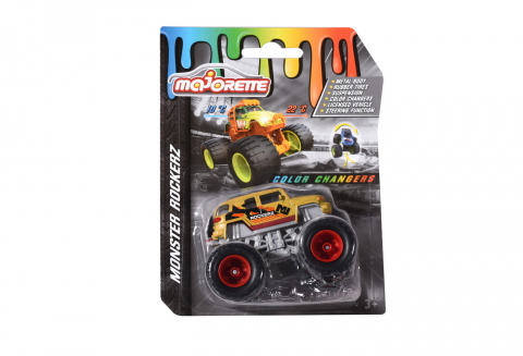 Jocuri si articole copii - MAJORETTE MASINUTE DIN METAL MONSTER ROCKERZ SCARA 1:64 COLOR CHANGE