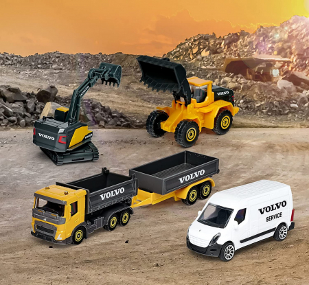 Majorette pista creatix construction 5 masinute volvo [3]