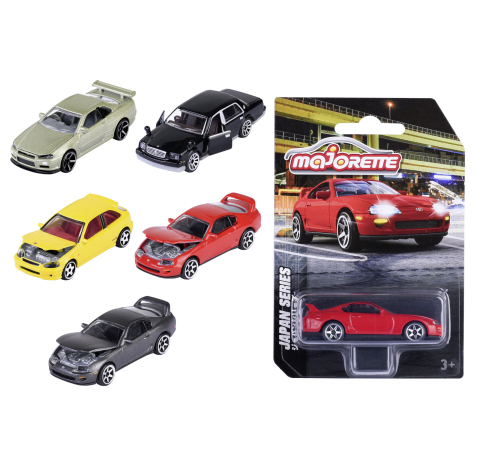 Jocuri si articole copii - MAJORETTE PREMIUM MASINUTA METALICA SERIA JAPAN 2 SCARA 1:64