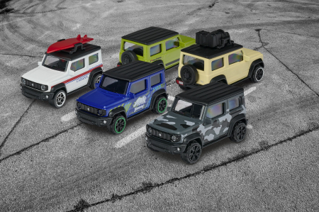 Majorette Set 5 Mașini din Metal Suzuki Jimny 7.5cm  [3]