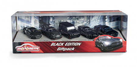 Majorette Set 5 Mașinuțe Black Edition  [1]