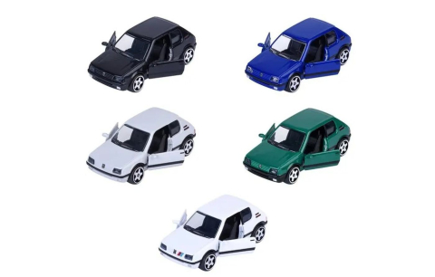 MAJORETTE SET 5 MASINUTE METALICE PEUGEOT 205 GTI SCARA 1 LA 64 [1]