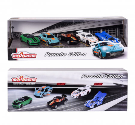 Majorette set 5 masinute metalice porsche 7.5cm [3]
