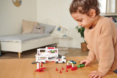 Majorette Set Camion MAN TGX Truck și 2 Mașinuțe Porsche [2]