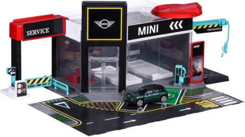 MAJORETTE SET SHOWROOM AUTO MINI CU MASINUTA INCLUSA MINI ACEMAN SCARA 1 LA 64 [1]