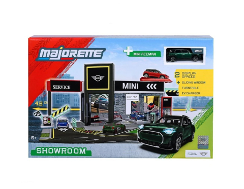 Avioane si Elicoptere jucărie - MAJORETTE SET SHOWROOM AUTO MINI CU MASINUTA INCLUSA MINI ACEMAN SCARA 1 LA 64
