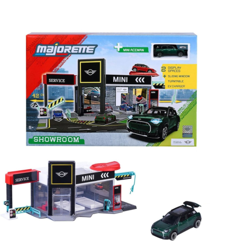 MAJORETTE SET SHOWROOM AUTO MINI CU MASINUTA INCLUSA MINI ACEMAN SCARA 1 LA 64 [4]