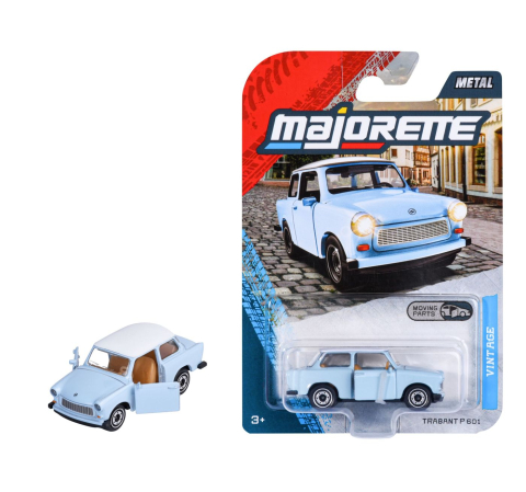 MAJORETTE VINTAGE PREMIUM MASINUTA METALICA TRABANT P 601 SCARA 1 LA 64 [2]