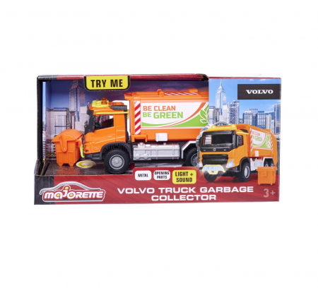 Jocuri si articole copii - Majorette Volvo Camion de Gunoi 