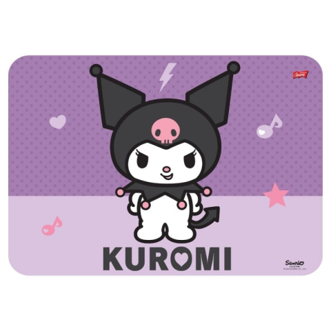 Papetarie & Birotica - Mapa protectie birou Kuromi, format A3, cu 2 fete,tabla inmultirii, 42 x 29.7 cm