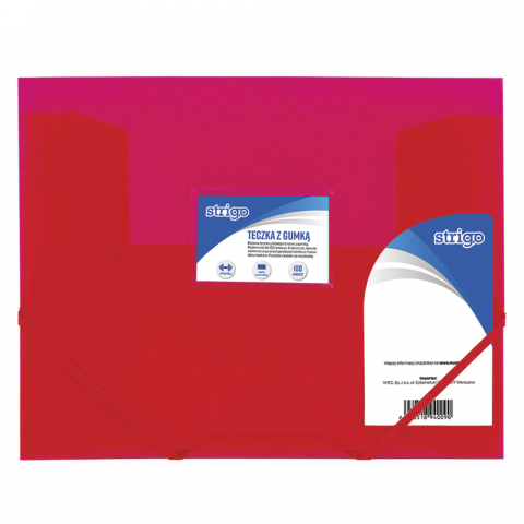 Folii și mape de protecție - Mapa Strigo A4 cu elastic, roz – organizare colorată și practică