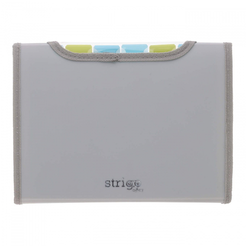 Mapa Strigo Plastic Extensibil A5, 6 Compartimente, Gri [1]