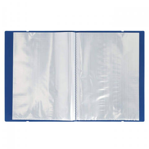 Mapa Strigo, PP, A4, cu elastic, 20 folii protecție, albastru închis  [3]