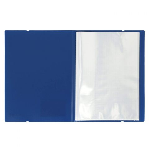 Mapa Strigo, PP, A4, cu elastic, 20 folii protecție, albastru închis  [2]
