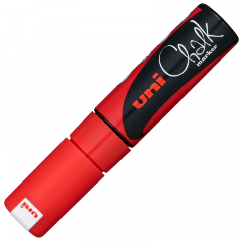 Papetarie & Birotica - Marker creta lichida cu varf tesit,rosu fosforescent,8 mm