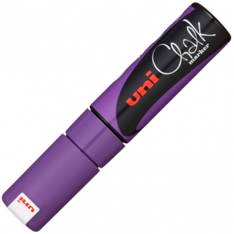 Papetarie & Birotica - Marker creta lichida cu varf tesit,violet,8 mm