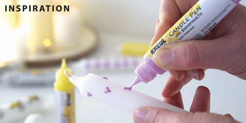 Marker cu ceara lichida pentru decorat lumânări,varf fin, diverse culori, 29 ml [5]