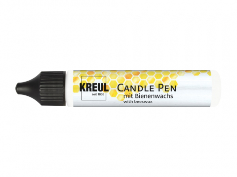 Markere, vopsea si pensule KREUL - Marker cu ceara lichida pentru decorat lumânări,varf fin, diverse culori, 29 ml