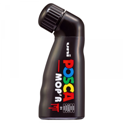 Produse art & craft-Lucru manual - Marker cu cerneala pigmentara UNI PCM22 Posca 3-19 mm,varf buretat,negru