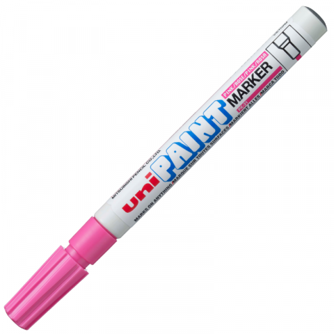Produse art & craft-Lucru manual - Marker cu vopsea pe baza de ulei,varf fin rotund,0.8-1.2 mm-roz