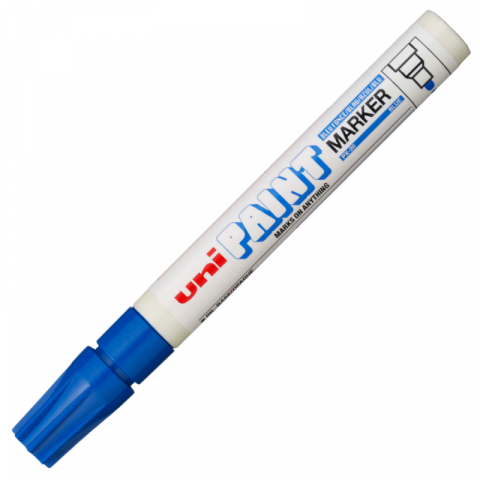 Produse art & craft-Lucru manual - Marker cu vopsea pe baza de ulei,varf rotund,2.2-2.8 mm-albastru
