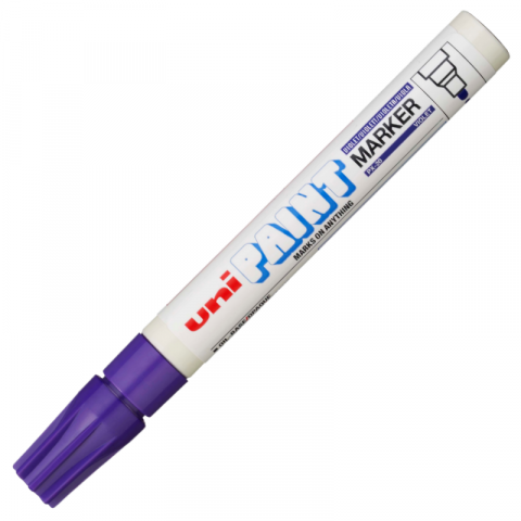 Produse art & craft-Lucru manual - Marker cu vopsea pe baza de ulei,varf rotund,2.2-2.8 mm-violet