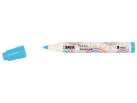 Marker Kreul pentru textile, vârf mediu 2-4mm, 18 culori [6]