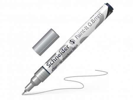 Produse art & craft-Lucru manual - Marker permanent metali cu vraf rotund 0.8mm