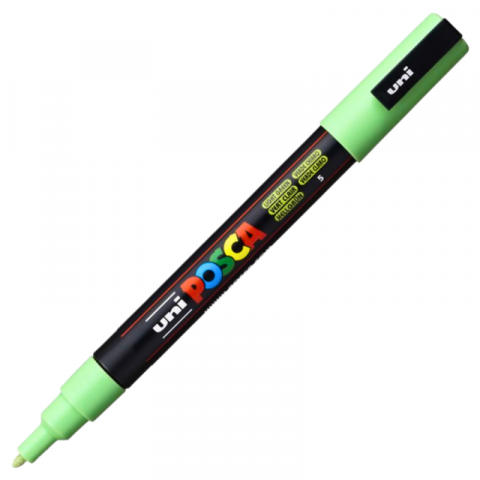 Produse marca POSCA - Marker PC-3M Posca cu vopsea pe baza de apa,varf fin, 0.9-1.3 mm,verde deschis