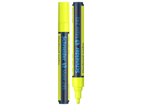 Vopsea si Markere pentru Sticla si Portelan - Marker pentru sticla Schneider Maxx 245, varf 2-3 mm,4 culori
