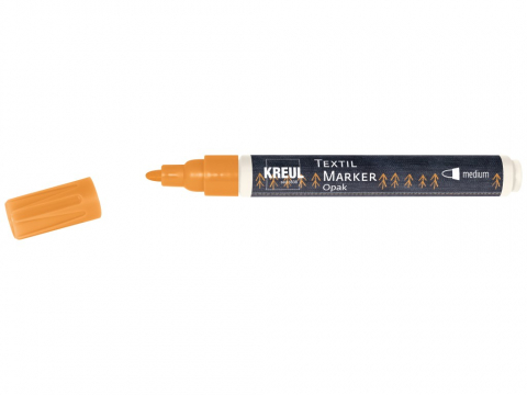 Marker Kreul Opak pentru textile Opak Kreul,varf mediu 2-4 mm, 13 culori [0]
