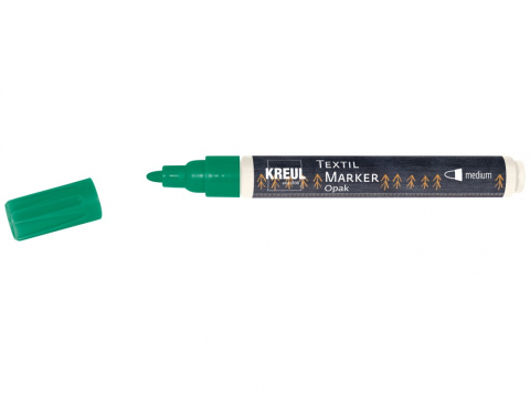 Marker Kreul Opak pentru textile Opak Kreul,varf mediu 2-4 mm, 13 culori [0]