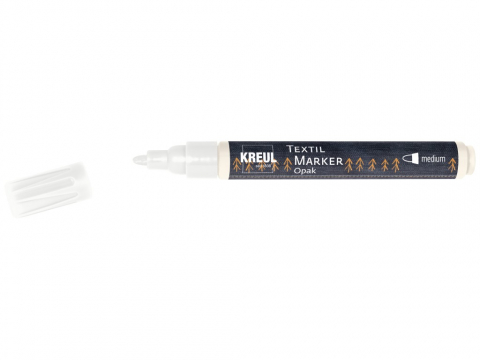 Produse art & craft-Lucru manual - Marker Kreul Opak pentru textile Opak Kreul,varf mediu 2-4 mm, 13 culori