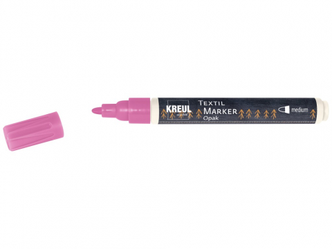 Marker Kreul Opak pentru textile Opak Kreul,varf mediu 2-4 mm, 13 culori [0]