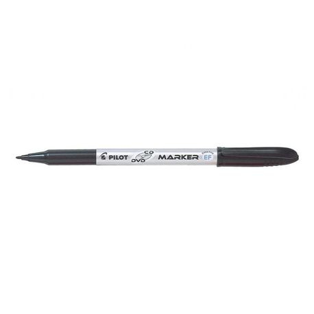 Papetarie & Birotica - Marker permanent pentru CD/DVD Pilot Begreen 0.6 mm varf rotund negru