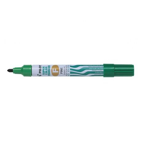 Papetarie & Birotica - Marker permanent Pilot 1.0 mm varf rotund verde