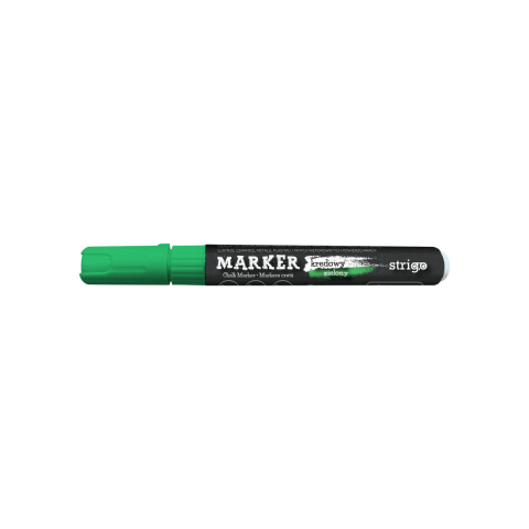 Strigo - Marker Strigo cu cretă lichidă, vârf rotund – verde