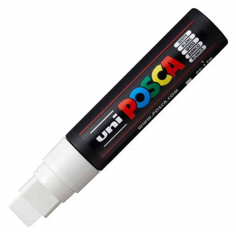 Produse marca POSCA - Marker UNI PC-17K Posca,15.0 mm,varf tesit,alb