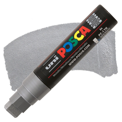 Produse marca POSCA - Marker UNI PC-17K Posca,15.0 mm,varf tesit,argintiu