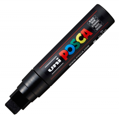 Produse marca POSCA - Marker UNI PC-17K Posca,15.0 mm,varf tesit,negru