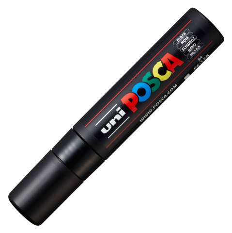Marker UNI PC-17K Posca,15.0 mm,varf tesit,negru [1]