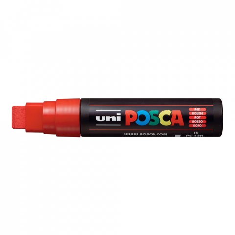 Produse marca POSCA - Marker UNI PC-17K Posca,15.0 mm,varf tesit,rosu