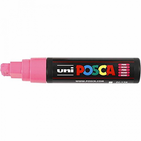 Produse marca POSCA - Marker UNI PC-17K Posca,15.0 mm,varf tesit,roz
