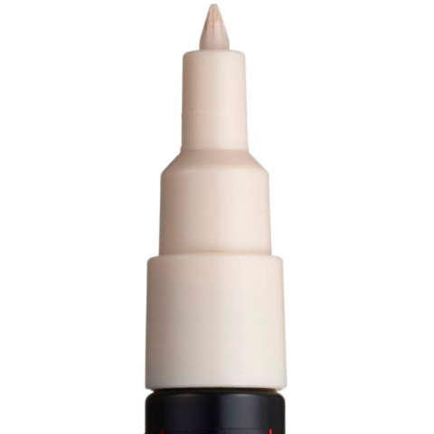 Marker UNI PC-1M Posca 0.7 mm,varf rotund,bej [1]