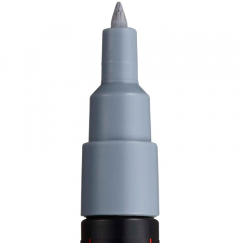 Marker UNI PC-1M Posca 0.7 mm,varf rotund,gri [1]