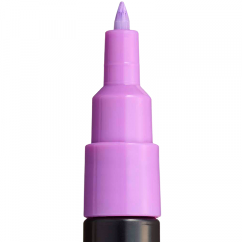 Marker UNI PC-1M Posca 0.7 mm,varf rotund,mov lavanda [1]