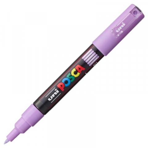 Produse marca POSCA - Marker UNI PC-1M Posca 0.7 mm,varf rotund,mov lavanda